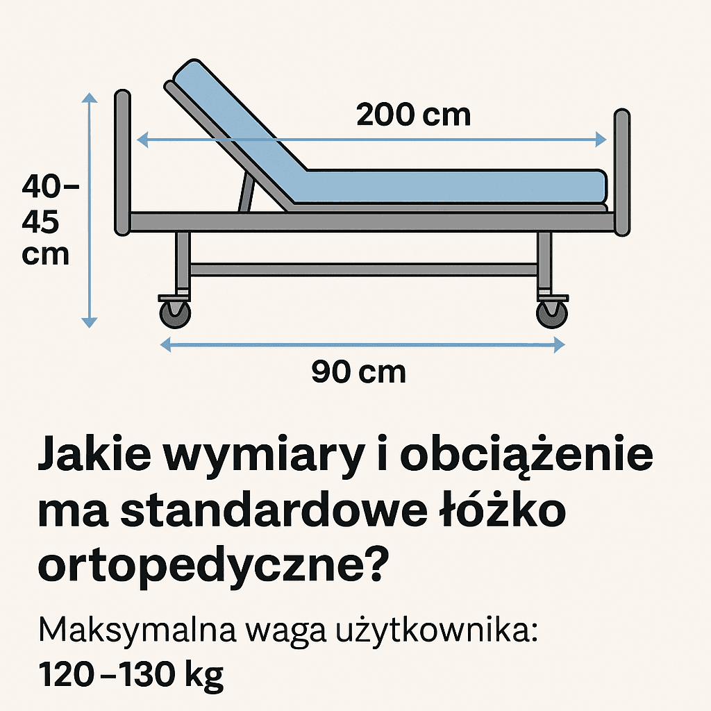 Jakie wymiary i obciążenie ma standardowe łóżko ortopedyczne? Co trzeba wiedzieć przed wyborem